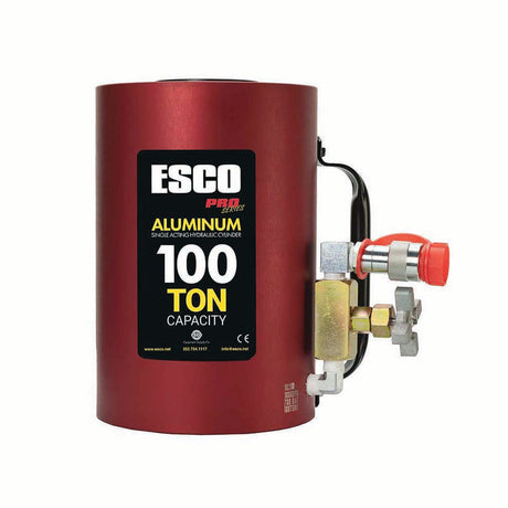 Esco 10318 100 Ton Heavy Duty Hydraulic Cylinder, 6" Stroke