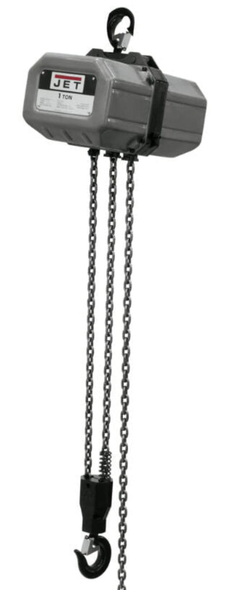 JET 112000 1 - Ton Electric Chain Hoist, 1PH, 20' Lift