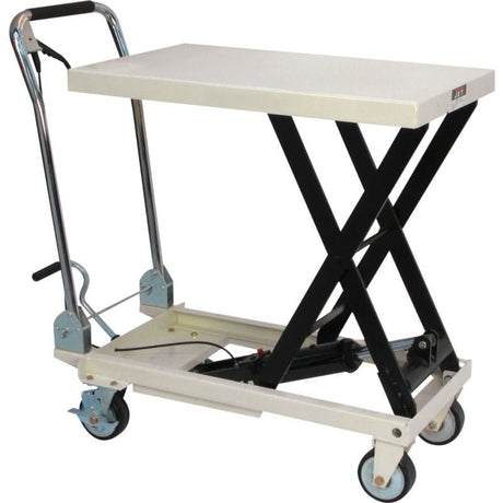 JET 140771 SLT - 330F, Folding Handle, 330 - lb. Capacity Hydraulic Table Cart