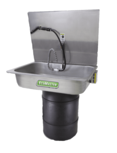 Fountain Industries EcoMaster 230S 30 Gallon Stainless Steel Drum Mounted Parts Washer