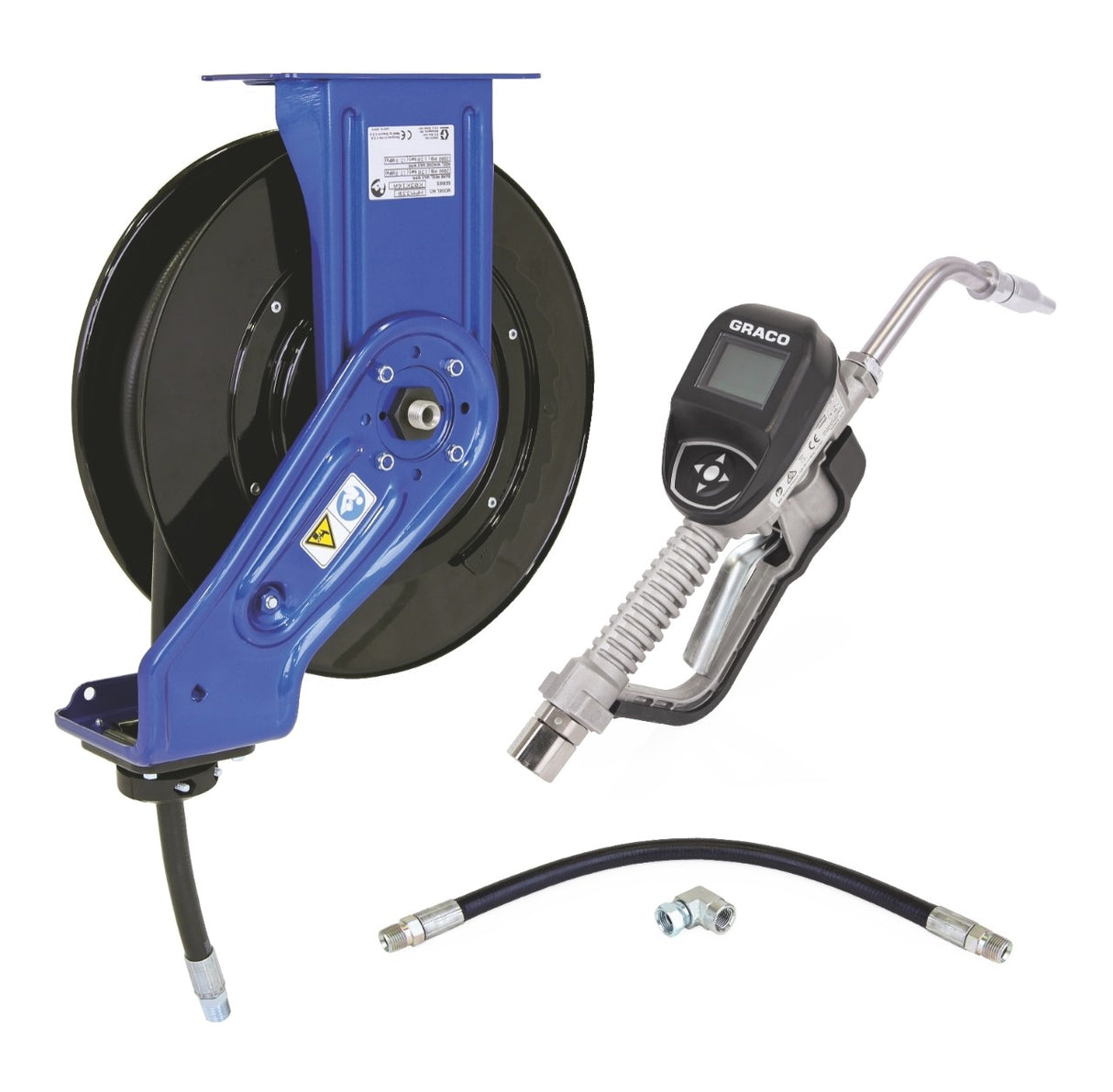 Graco 24E001 1/2" x 35' Open Motor Oil w/Rigid Dispense Meter