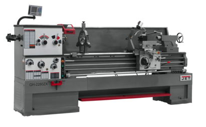 JET 321861 GH-2680ZH, 4-1/8" Bore Lathe with Newall DP700 DRO
