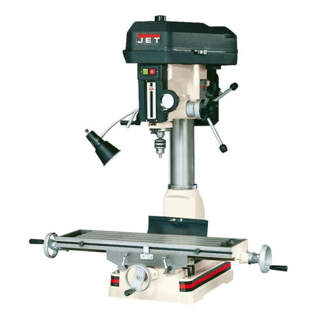 JET 350134 JMD - 18 Drill Press with Newall DP500 DRO and X - Axis Powerfeed, 2HP, 115V