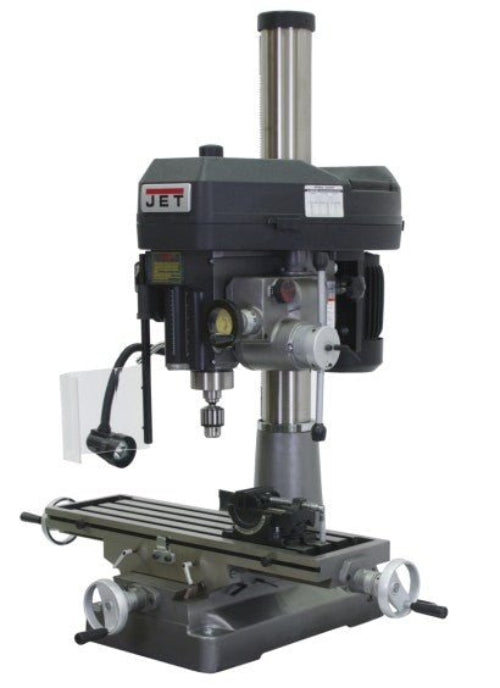 JET 350136 JMD - 18PFN Mill/Drill With Newall DP500 DRO and X - AXIS Table Powerfeed, 2HP, 230V 1Ph