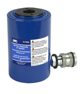 OTC 4132A 20 Ton Spring Return Hollow Center Hydraulic Ram