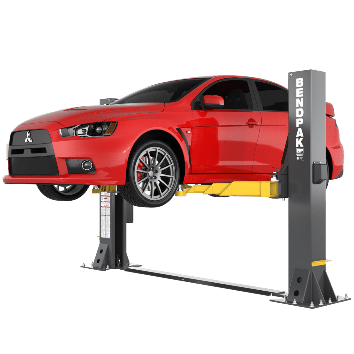 BendPak 10AP - SRT Short - Rise 2 Post Car Lift, 10K Lb Capacity, Floorplate