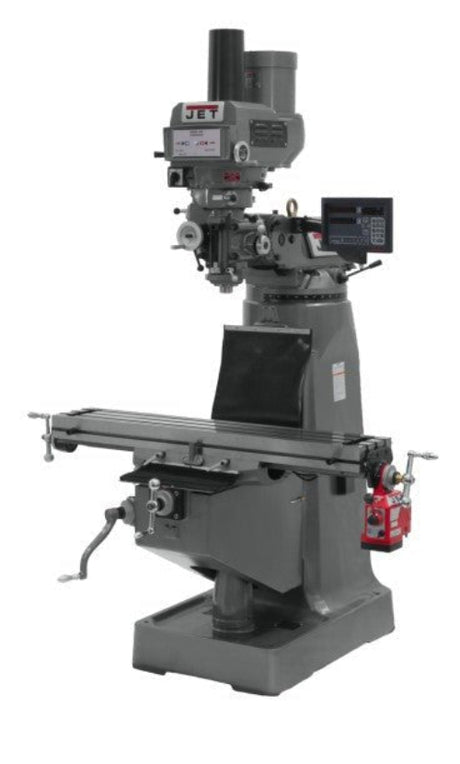 JET 690069 JTM - 4VS Mill, 3 Ph, Newall DP700 DRO, Power Draw Bar and X - Axis Powerfeed