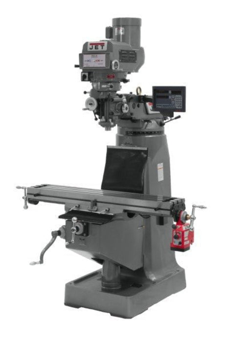 JET 690087 JTM - 4VS Mill, 3 Ph, Newall DP700 DRO and X - Axis Powerfeed