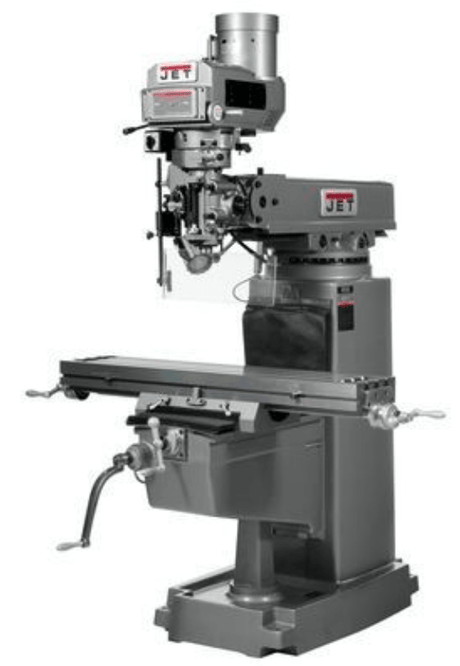 JET 690150 JTM - 1050 Mill with X and Y - Axis Powerfeed, 3HP, 3Ph,