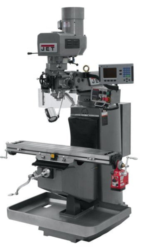 JET 690520 JTM - 949EVS Mill With ACU - RITE 200S DRO and X - Axis Powerfeed