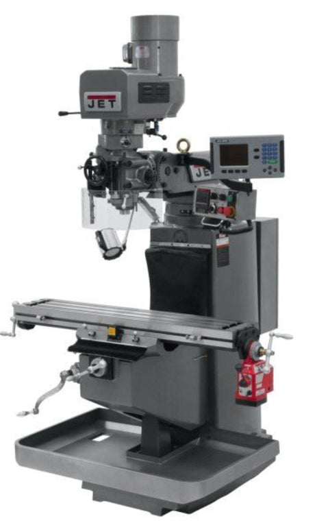 JET 690520 JTM - 949EVS Mill With ACU - RITE 200S DRO and X - Axis Powerfeed