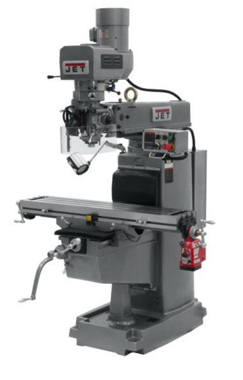 JET 690602 JTM - 1050EVS2 Mill With X - Axis Powerfeed & Air Power Drawbar