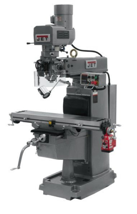 JET 690602 JTM - 1050EVS2 Mill With X - Axis Powerfeed & Air Power Drawbar