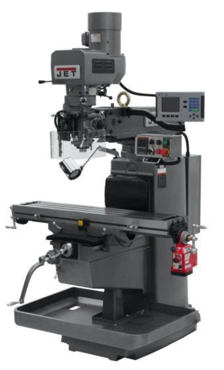 JET 690629 JTM - 1050EVS2 Mill With 3 - Axis ACU - RITE 200S DRO (Quill), X - Axis Powerfeed