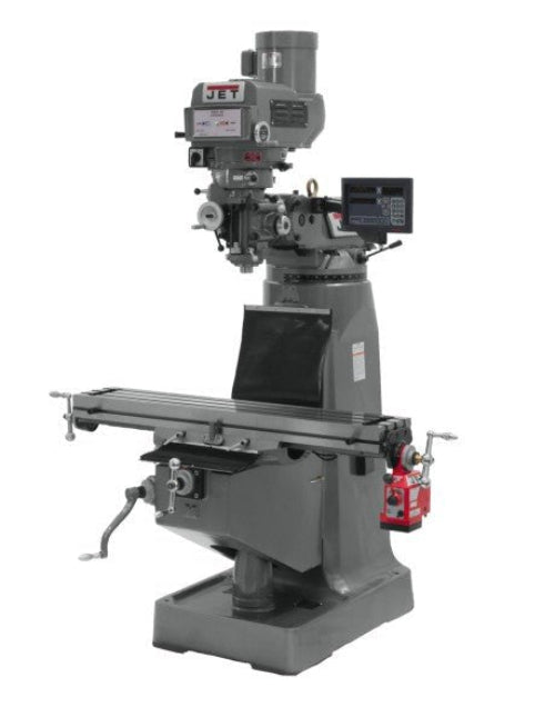 JET 691087 JTM - 4VS - 1 Mill, 1Ph, Newall DP700 DRO and X - Axis Powerfeed