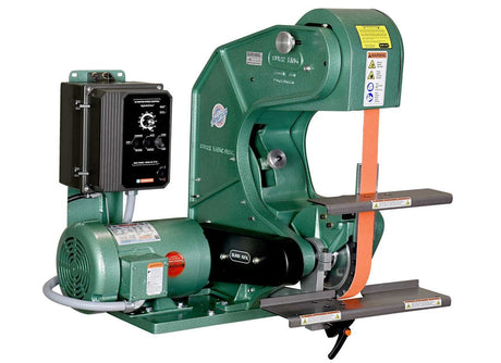 Burr King 72110 - 98 760 1.5 x 60 Three Wheel Belt Grinder w/ Blade Sharpener