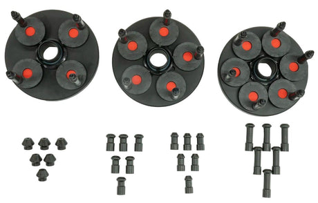 Coats 8200000400 Adjustable Pin Plate Set, 3 piece. 40mm