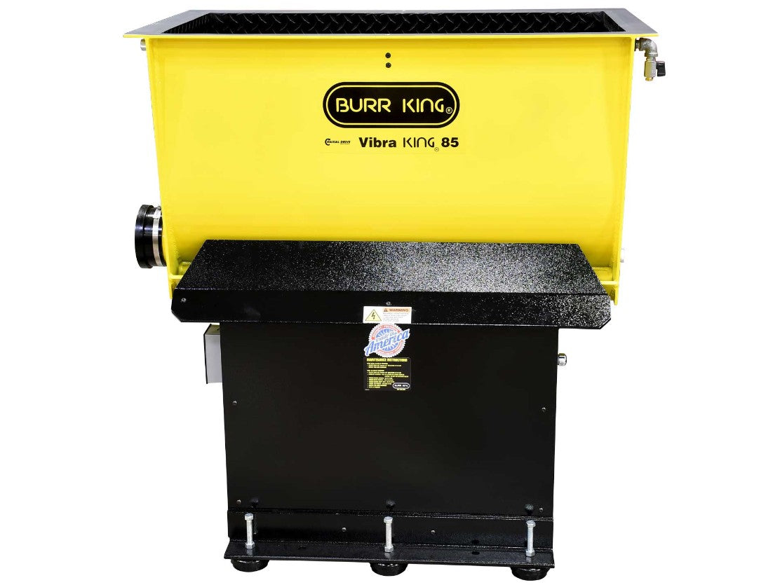 Burr King 85303 M85 Vibratory Tub - 8.5 cu ft w/ Process Timer & Magnetic Starter