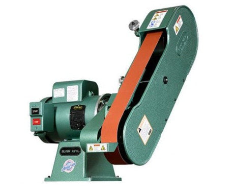 Burr King 90100 Model 960 - 250 2.5 x 60 Two Wheel Belt Grinder | Fixed Speed