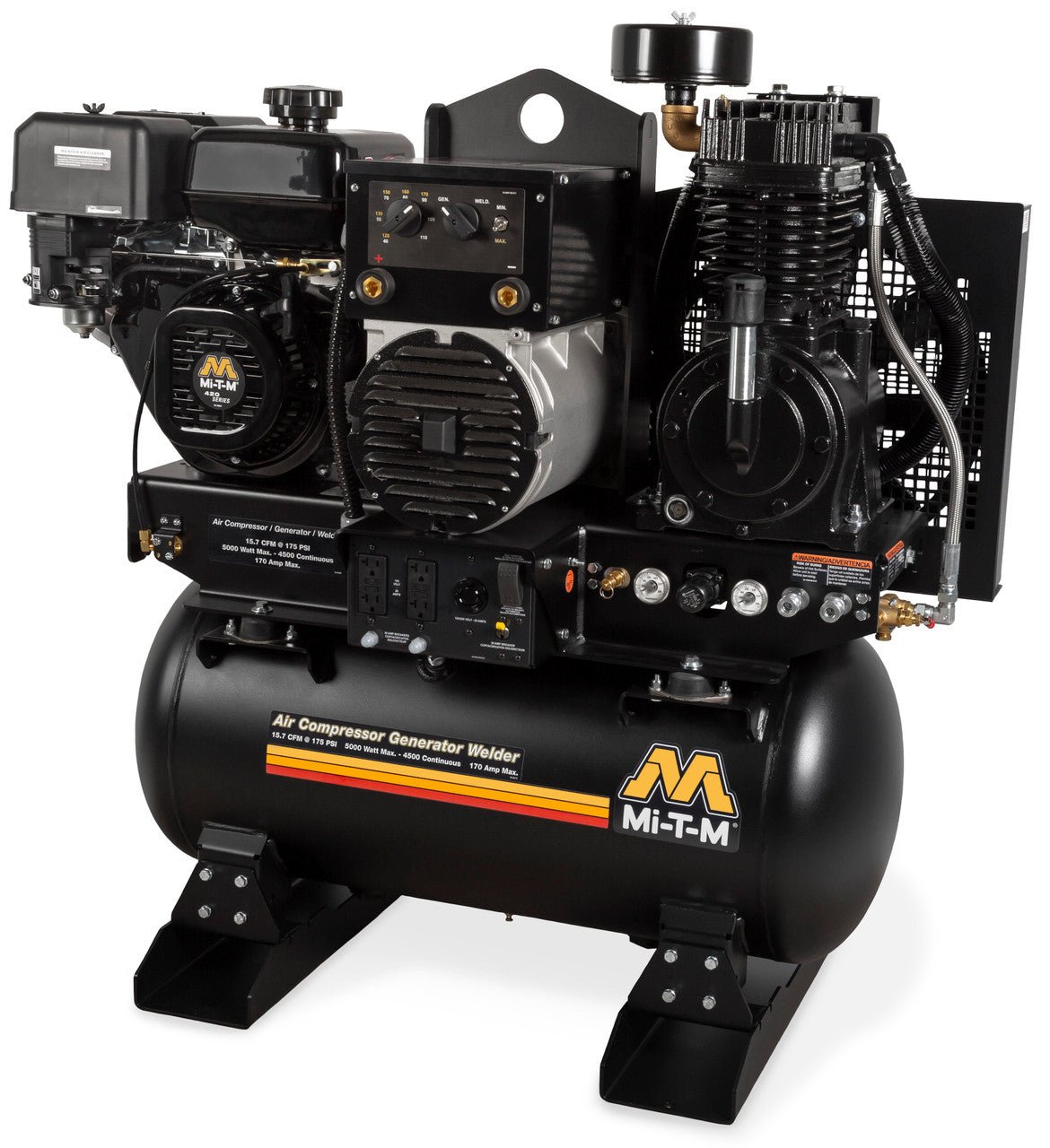 MI-T-M AGW-SM14-08M Two Stage Gasoline w/8 Gallon Capacity