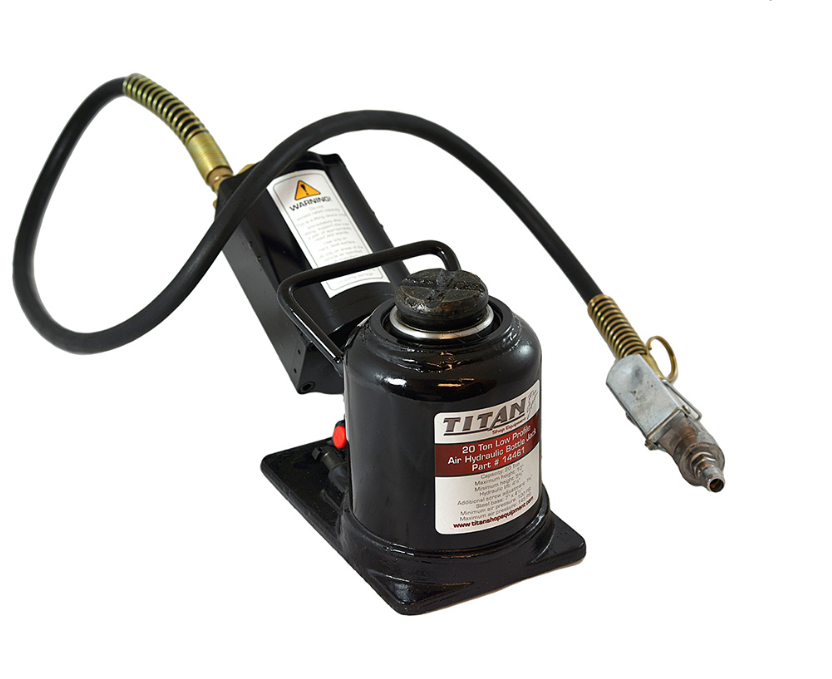 AME 14461 20 Ton Capacity Low Profile Air/Hydraulic Bottle Jack