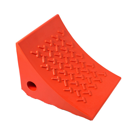 AME 15309 Urethane Wheel Chock, Orange