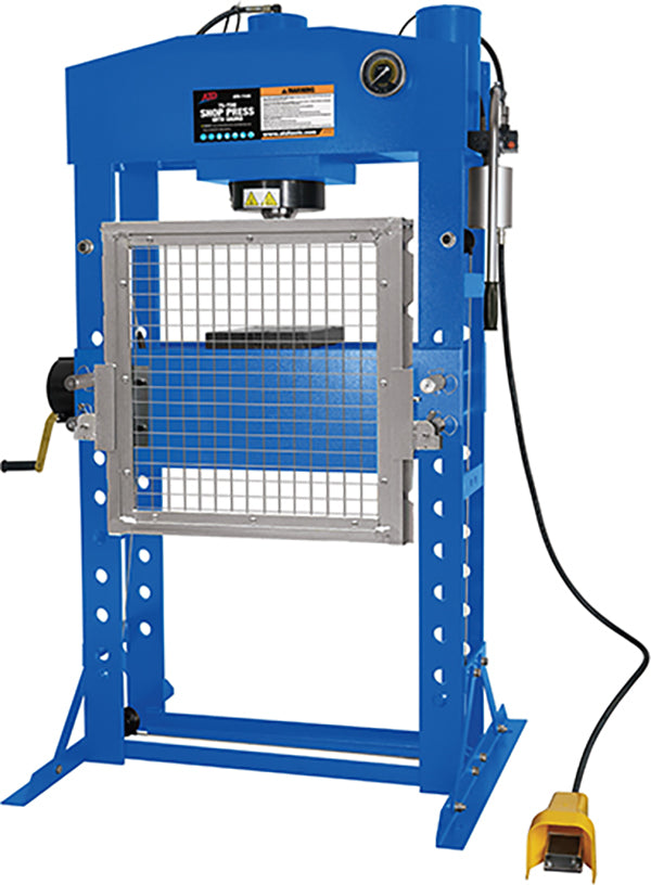 ATD 7458 75-TON SHOP PRESS WITH GUARD