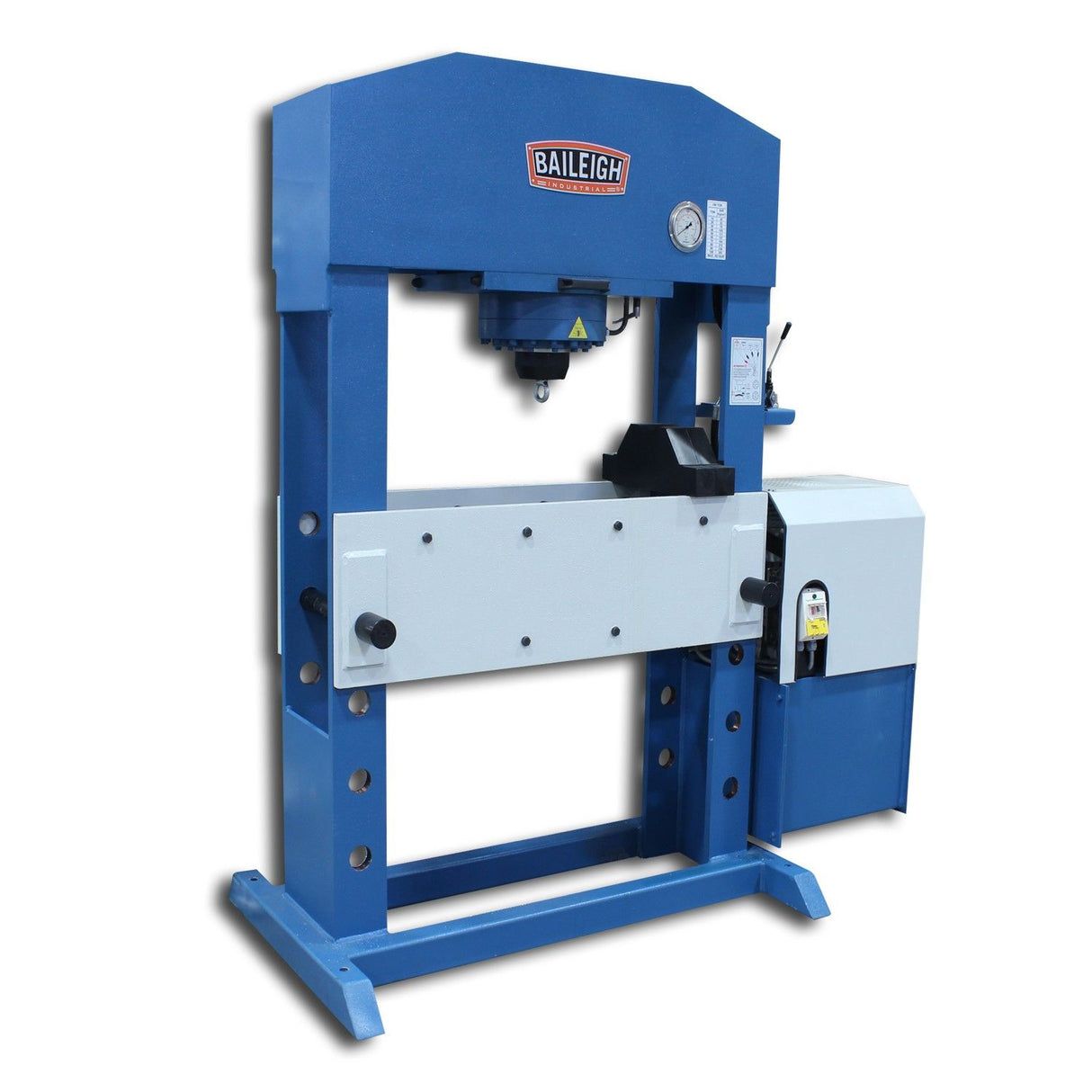 Baileigh Industrial HSP-110M-HD 110 Ton Hydraulic Shop Press | 11.8" Stroke