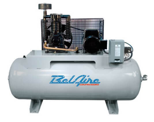 BelAire 318H 5HP, 208-230V, 1PH, 80 Gal Two Stage Electric Simplex Compressor