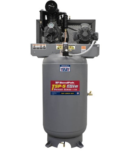 BendPak TSP-580V-601 Elite Air Compressor / 5 HP / 80 Gallon Vertical Tank