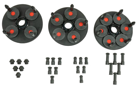 Coats 8200000400 Adjustable Pin Plate Set, 3 piece. 40mm