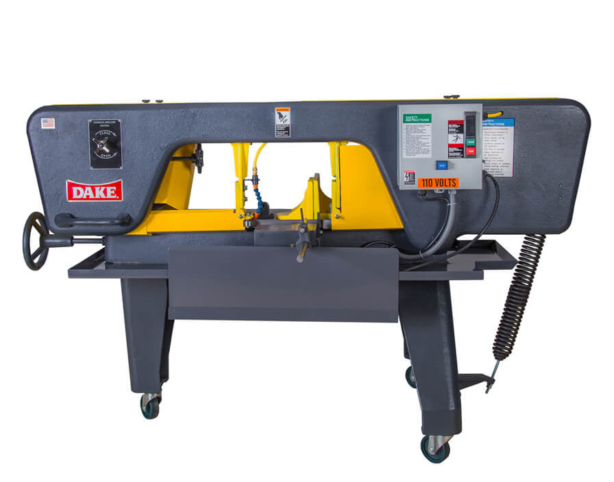 Dake 985017 JH10W1 Heavy Duty Horizontal Bandsaw, 110V/ 1PH