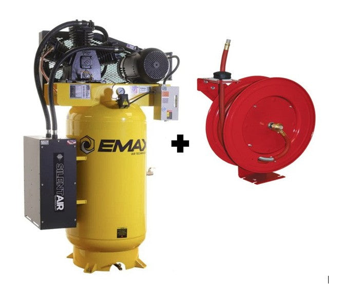 EMAX ESS07V080Y1   7.5 HP Two Stage 80 Gallon Vertical Air Compressor - FREE GOODS PROMO