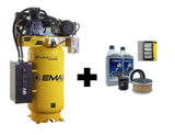 Emax ESS07V080Z1 Industrial 7.5HP 3CYL Compressor w/Silencer