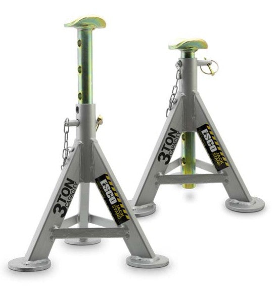 ESCO 10497 3 Ton Axle Top Post Jack Stands | Pair