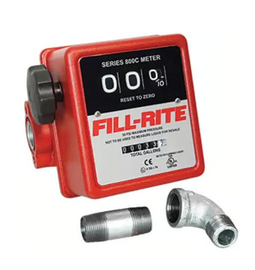 Fill-Rite 807CMK Flow Meter Kit