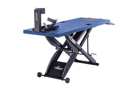 HMC Industries SL-3086 Motorcycle Air Lift Table With Wheel Chock
