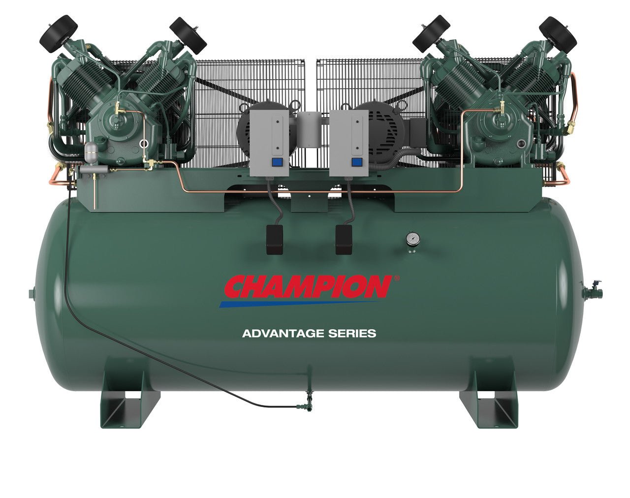 Champion HR10D - 24ADV 10 HP Horz Tank Duplex Air Compressor