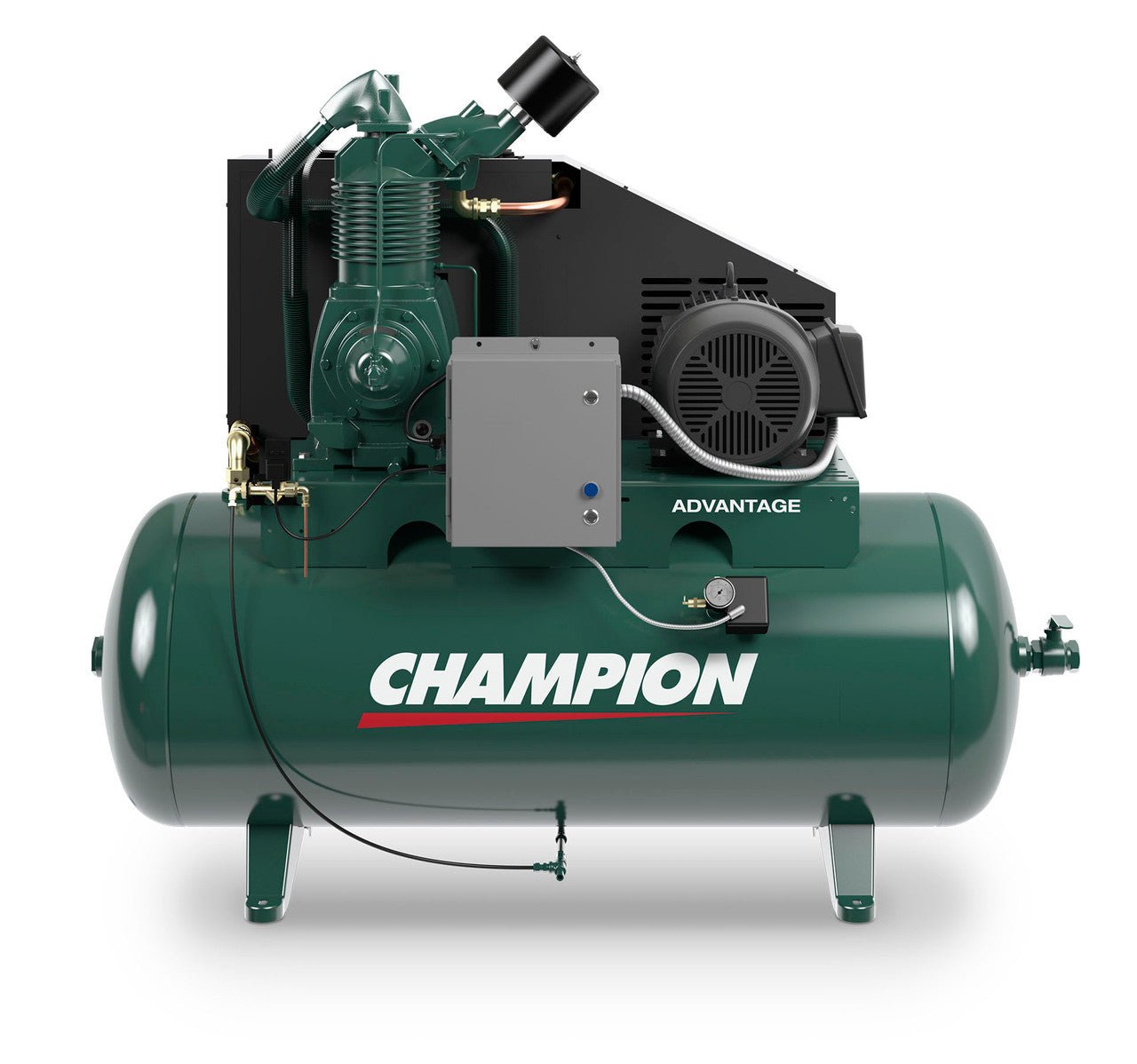Champion HR15 - 12ADV 15 HP Horizontal Tank Air Compressor