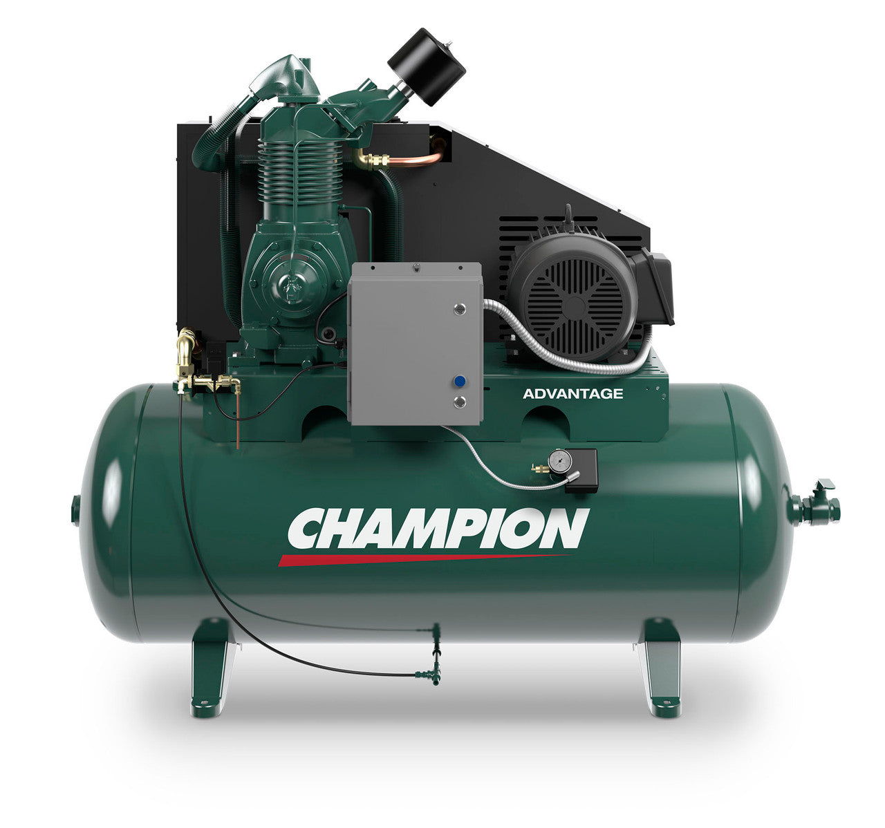 Champion HR15-12ADV 15 HP Horizontal Tank Air Compressor