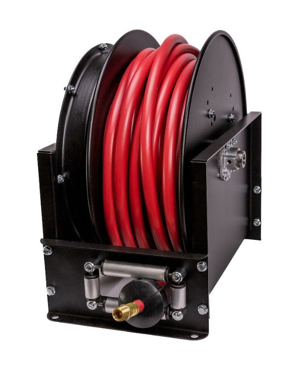 Hosetract LD-5100 1/2" x 100' D Series Low Pressure Air/Water Hose Reel - Made in USA