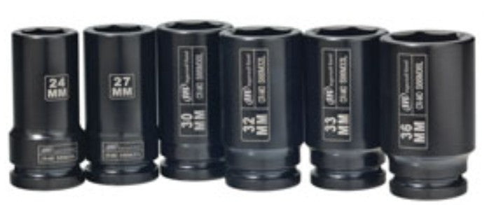Ingersoll Rand SK6M6L 3/4" Drive Deep Metric Socket Set