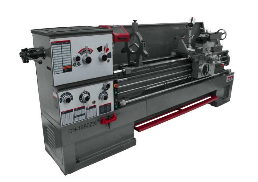 JET 322486 18" Swing, 80" Centers with Taper Attachment and Collet Closer