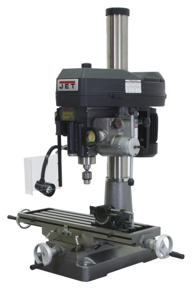 JET 350135 JMD-18PFN Mill/Drill With Newall DP500 DRO and Power Downfeed 2HP, 230V 1Ph