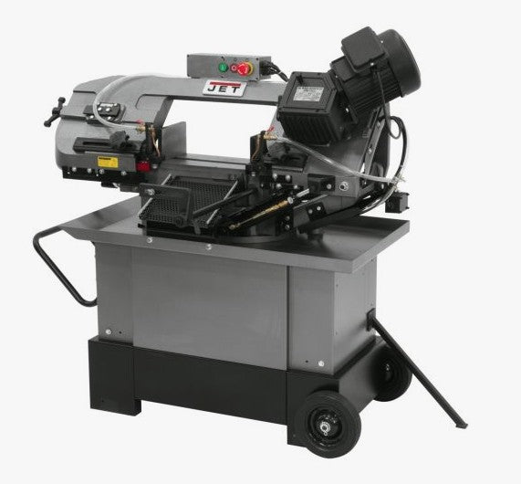 JET 413452 HVBS-710G, 7" x 10-1/2" Horizontal/Vertical Mitering Geared Head Bandsaw