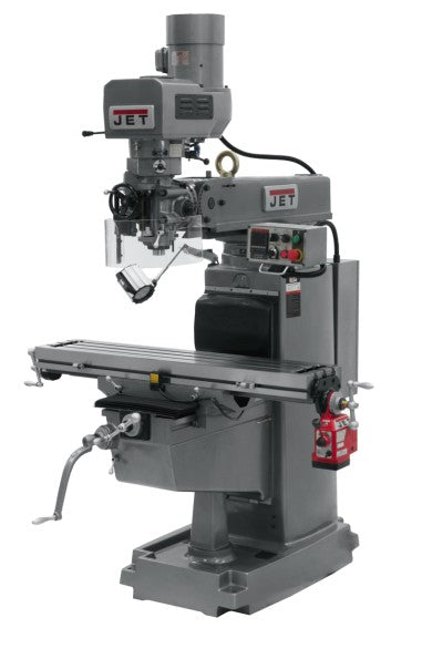 JET 690602 JTM-1050EVS2 Mill With X-Axis Powerfeed & Air Power Drawbar