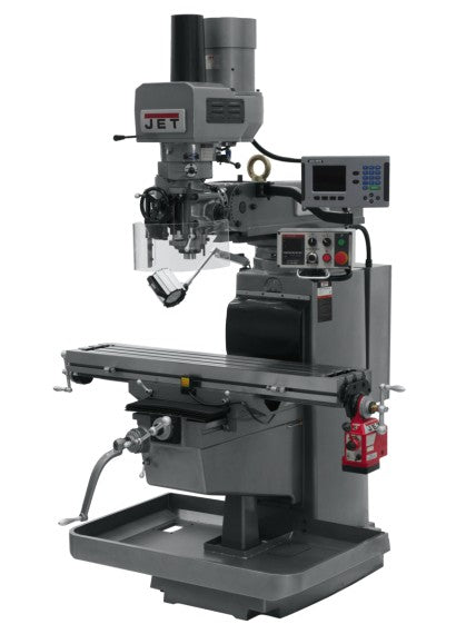 JET 690620 JTM-1050EVS2 Mill With ACU-RITE 200S DRO X-Axis Powerfeed & Air Power Drawbar