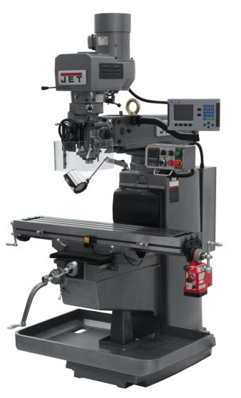 JET 690629 JTM-1050EVS2 Mill With 3-Axis ACU-RITE 200S DRO (Quill), X-Axis Powerfeed