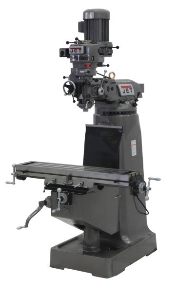 JET 692194 JTM-2 Mill, 1 Ph with Newall DP500 DRO and X-Axis Powerfeed