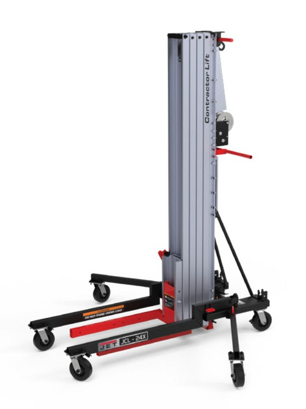 Jet JML-24X Material Lift, 24 Ft Lift Height, 650 Lb Capacity